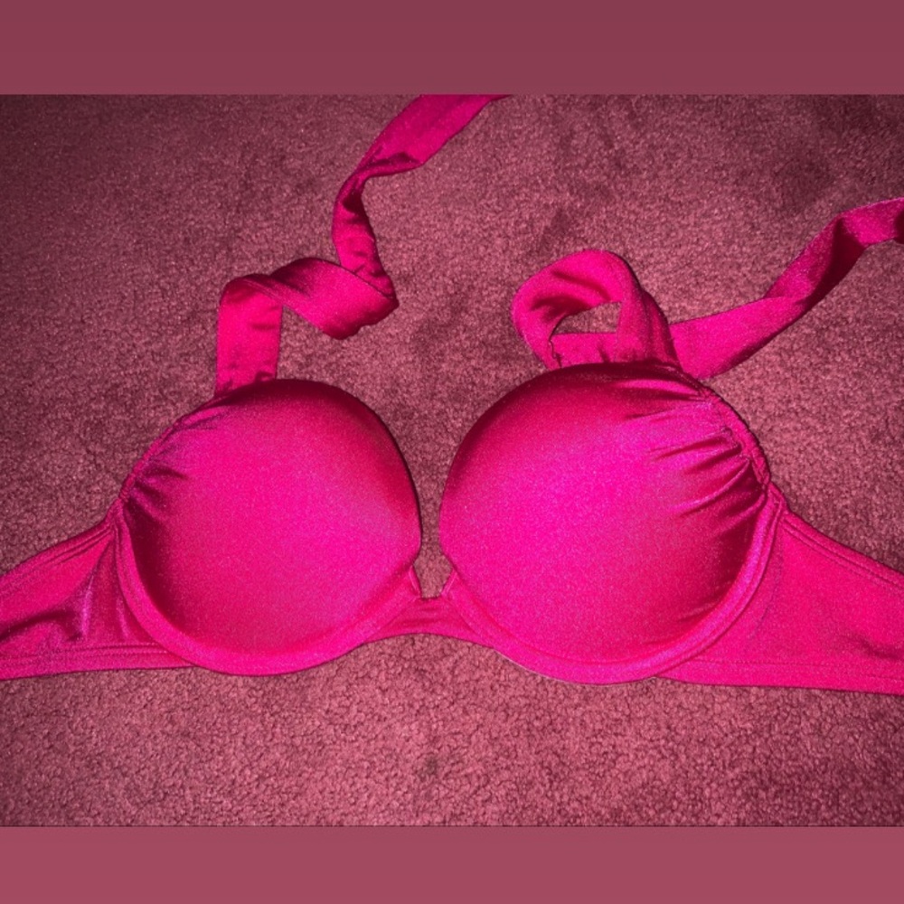 Hot Pink Victoria Secret Bikini Top